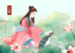 中国风女子
