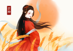 中国风女子