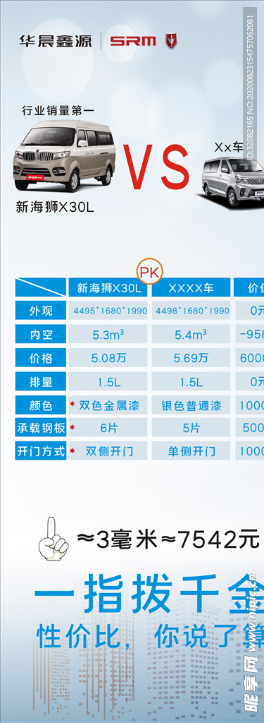 门型展架对比