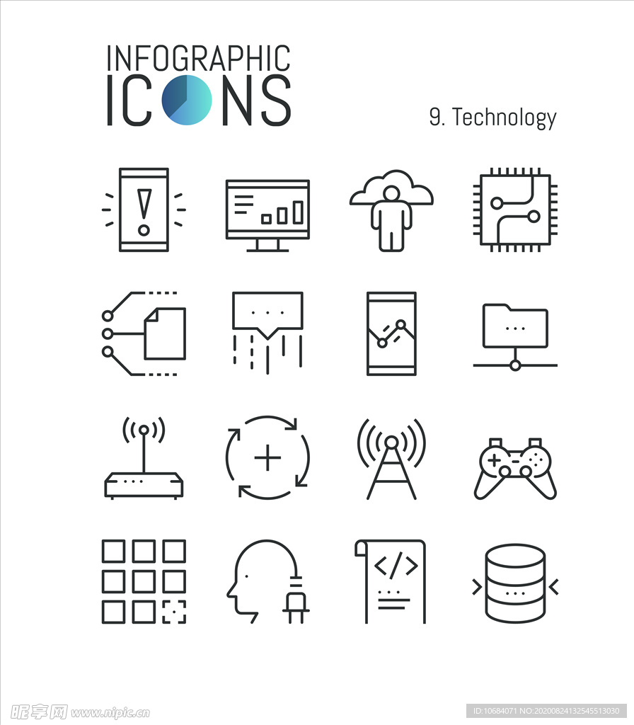 矢量创意icon图标元素
