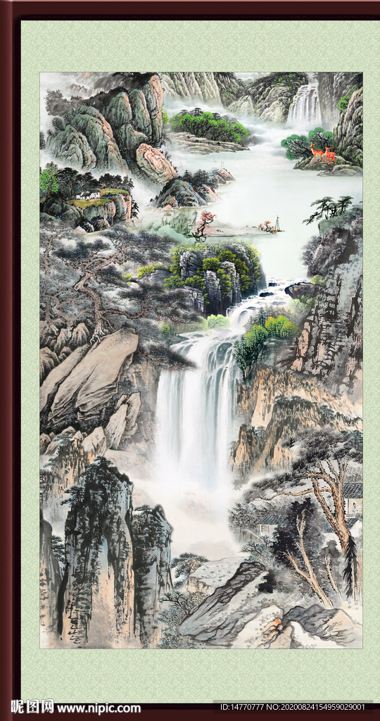 巨幅山水