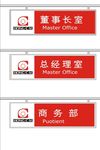 悬挂式门牌