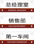 门牌