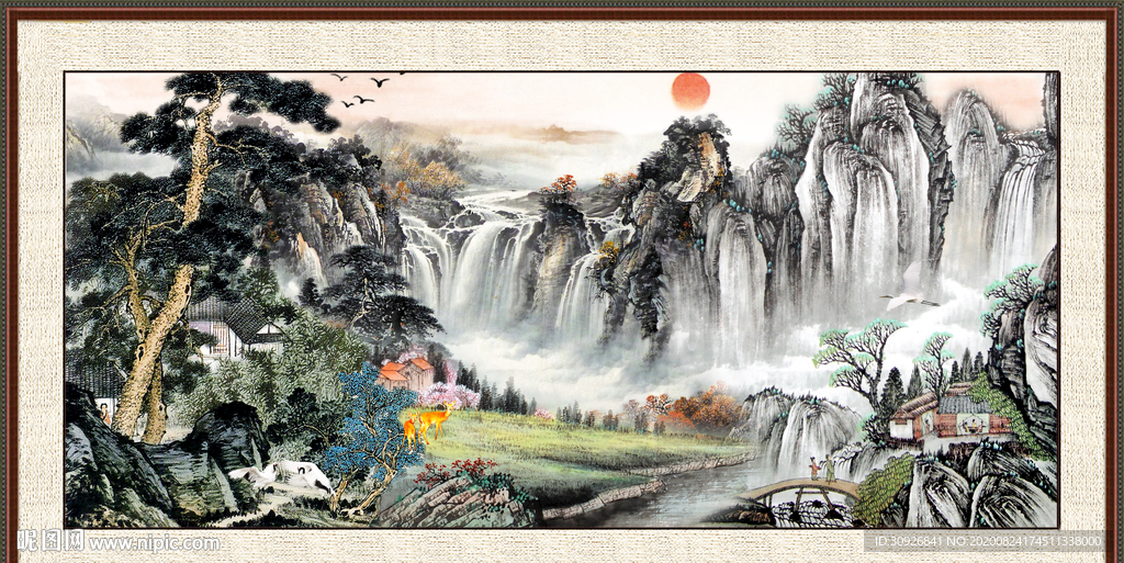 国画山水