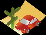 方向标小汽车