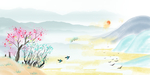 中国风水墨画