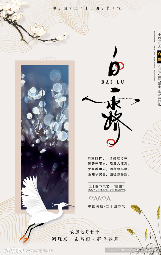 意境风二十四节气  白露