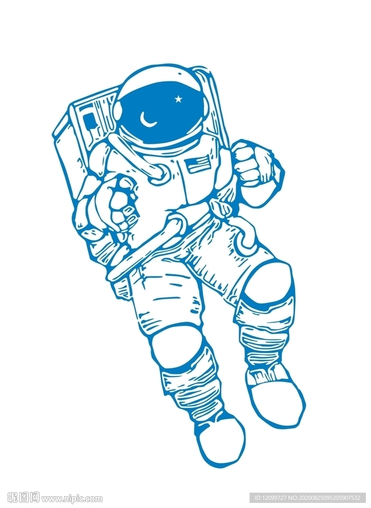 太空人矢量图