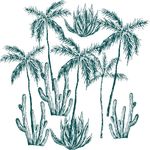 仙人掌 树 叶子