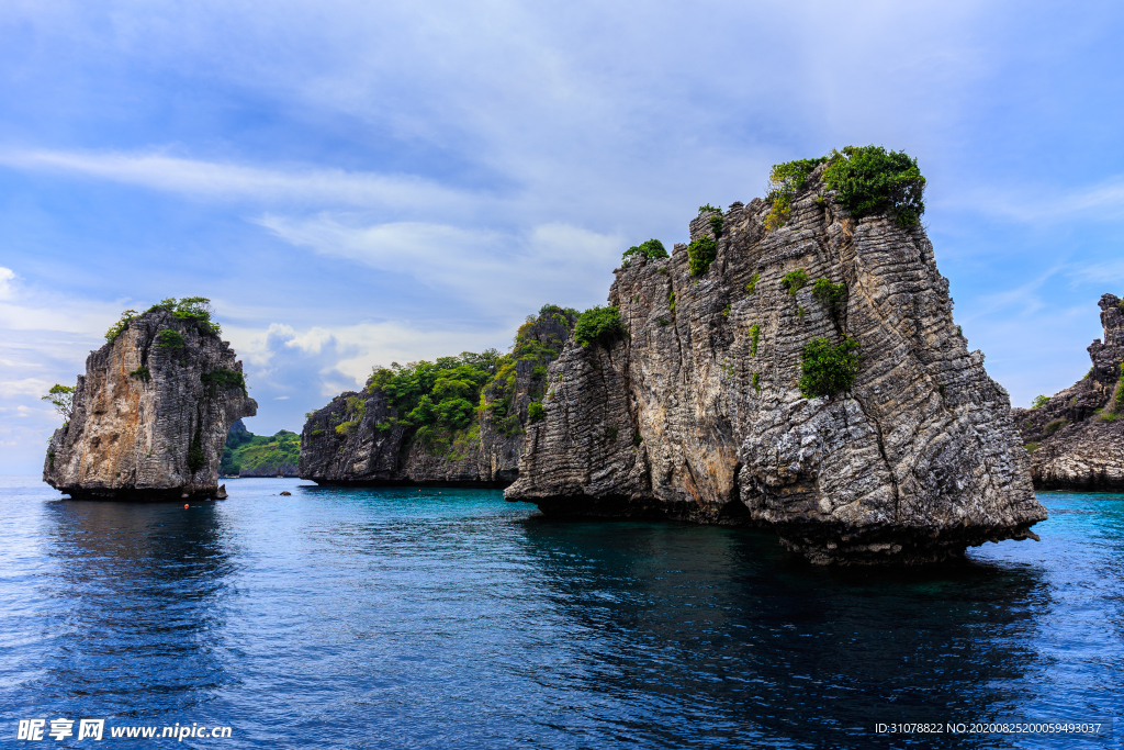 海岸风景摄影图