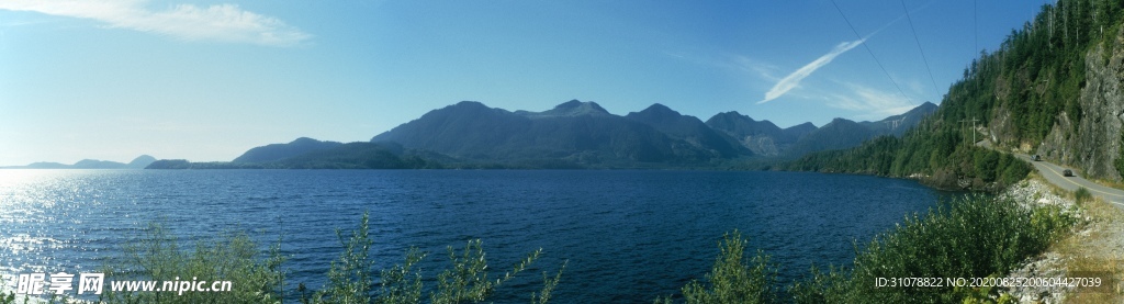 海岸风景摄影图