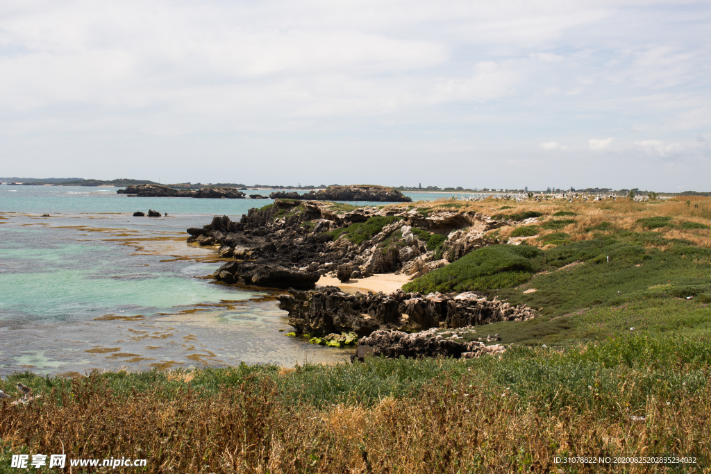 海岸风景摄影图