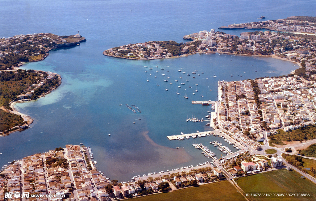 海岸风景摄影图