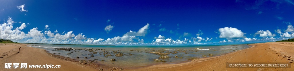 海岸风景摄影图