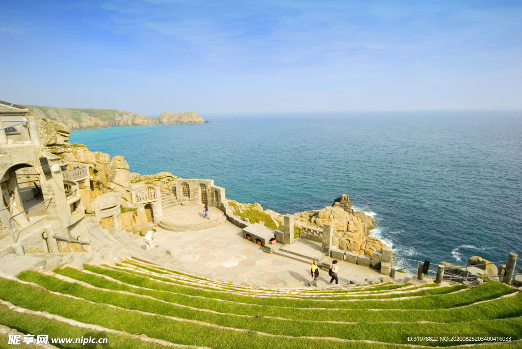 海岸风景摄影图