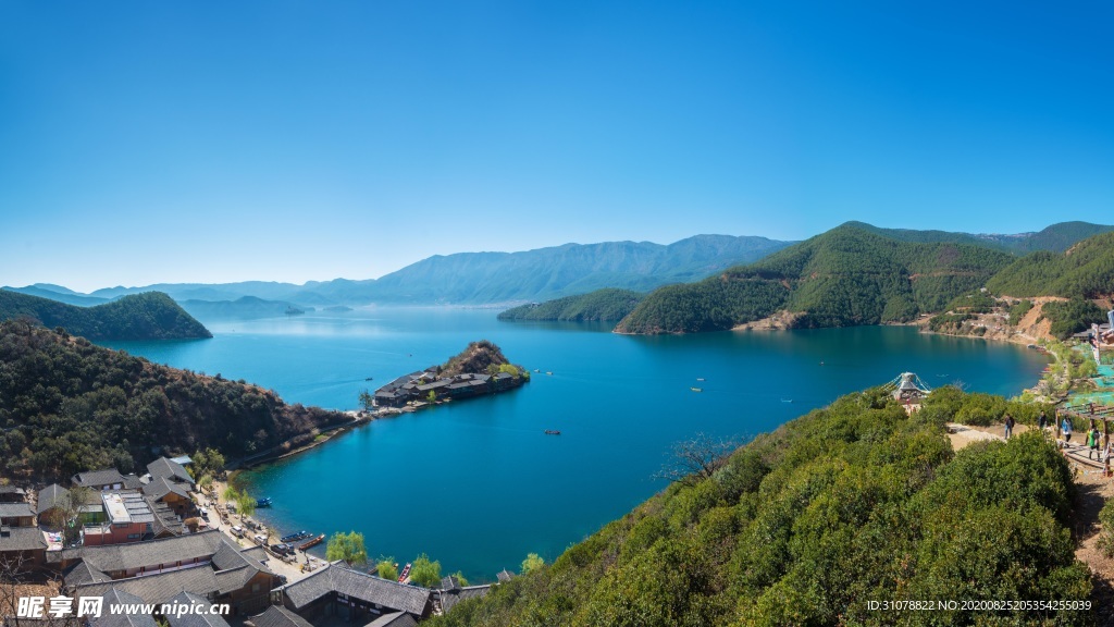 海岸风景摄影图