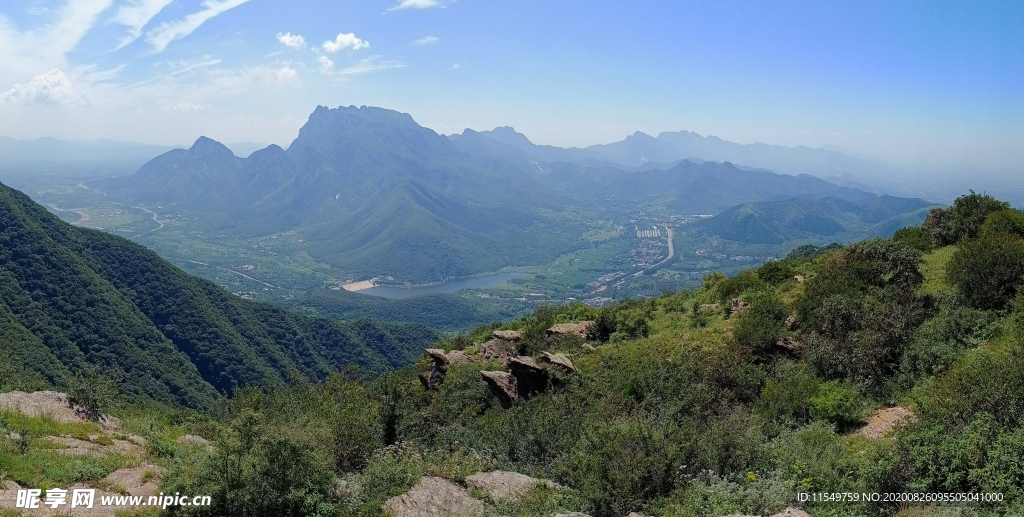 嵩山 少室山全景