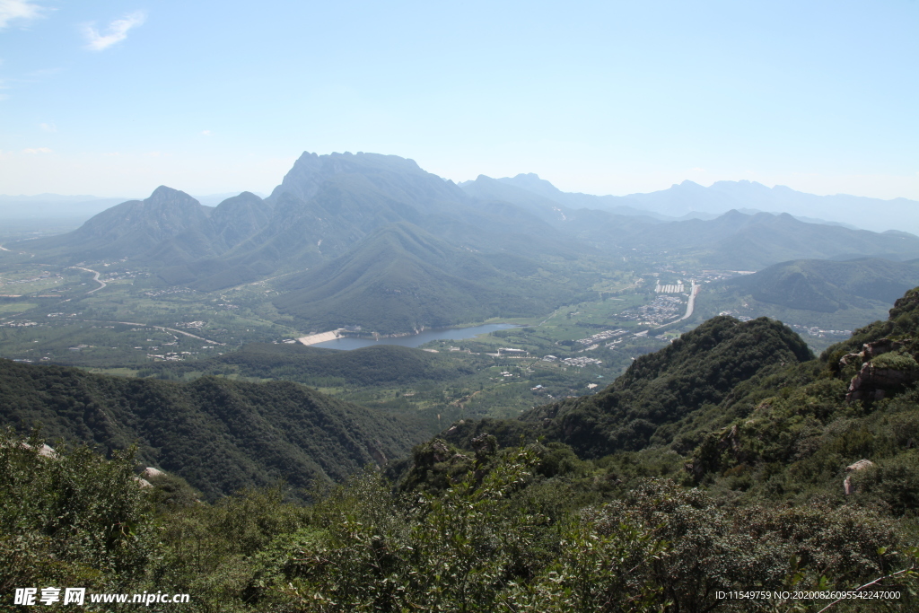 嵩山 少室山全景