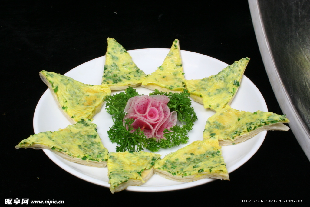 鸡蛋葱花饼