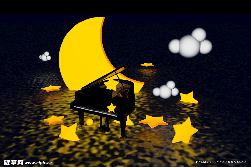 星星月亮钢琴