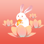 手绘兔子素材