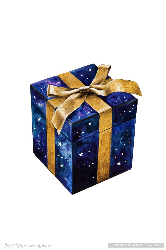蓝色礼品盒