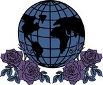 玫瑰 地球 花卉
