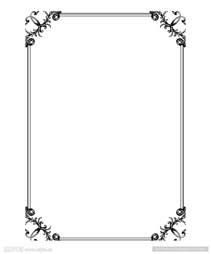 欧式装饰花纹图案