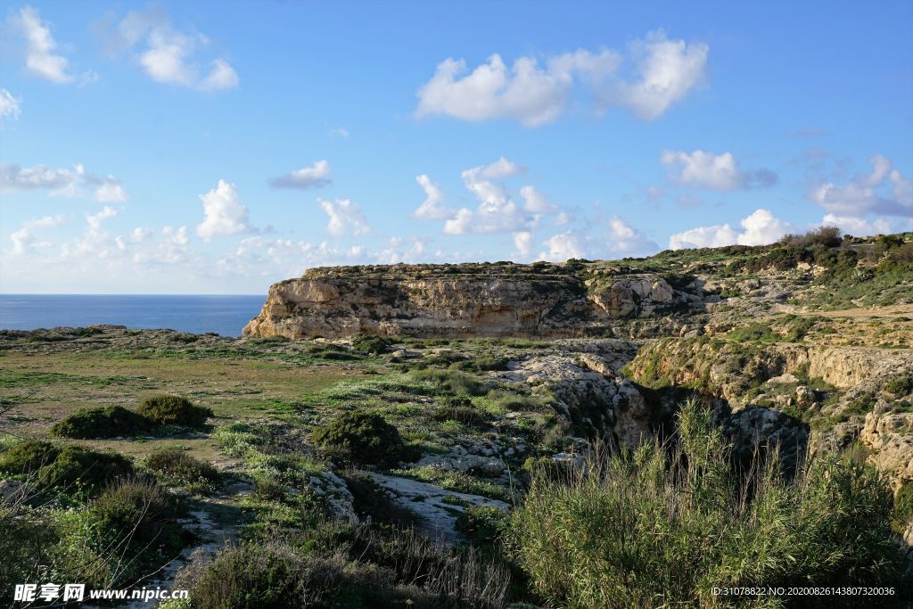 海岸风景摄影图