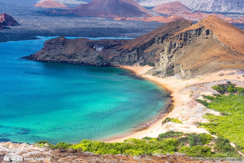 海岸风景摄影图