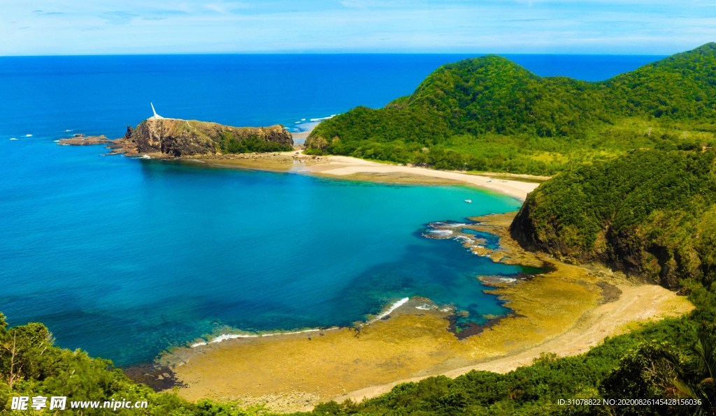 海岸风景摄影图