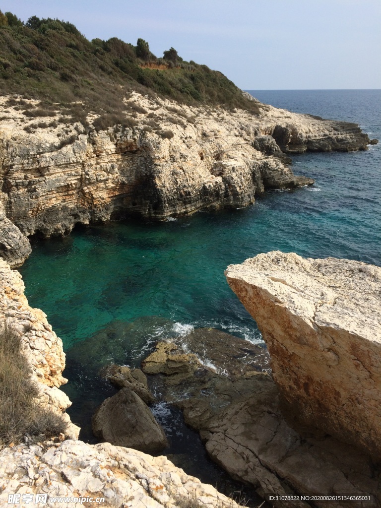 海岸风景摄影图