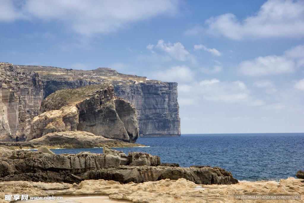 海岸风景摄影图