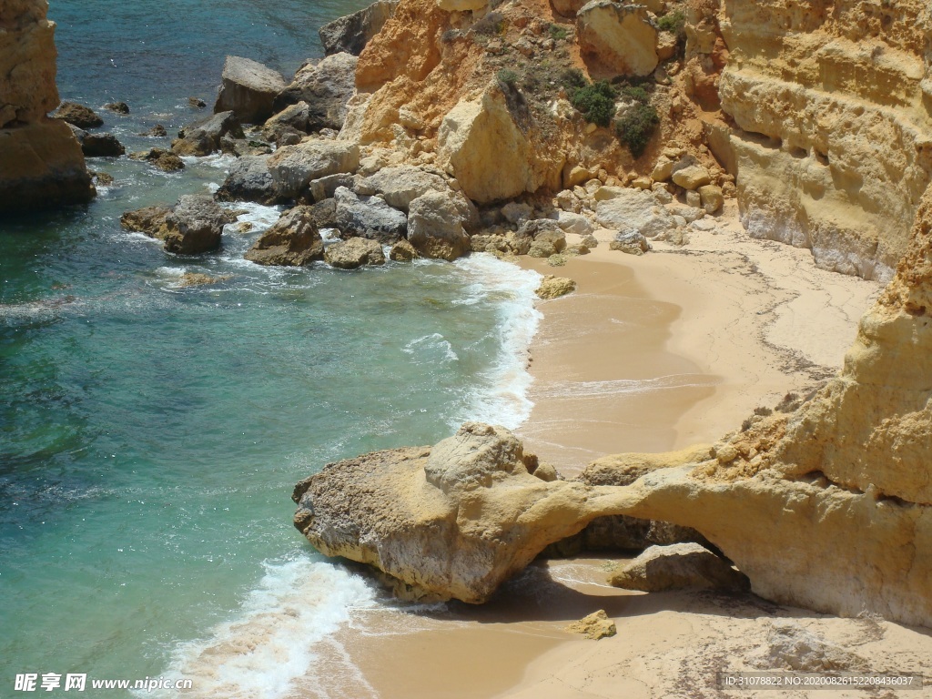 海岸风景摄影图