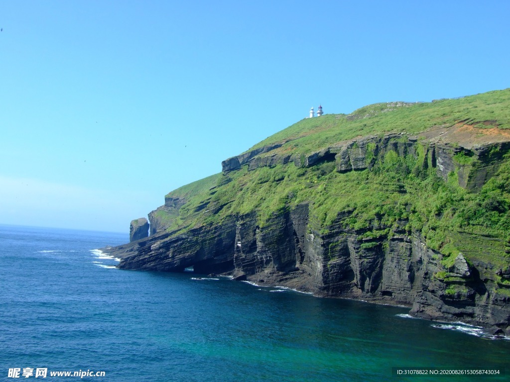 海岸风景摄影图