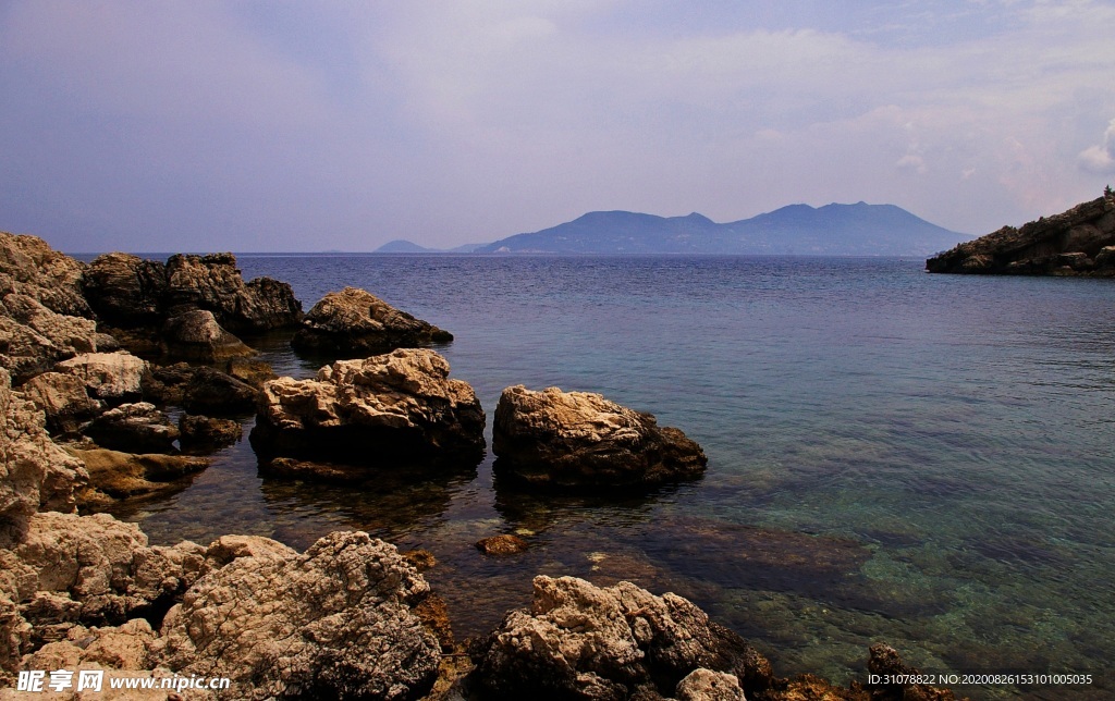 海岸风景摄影图