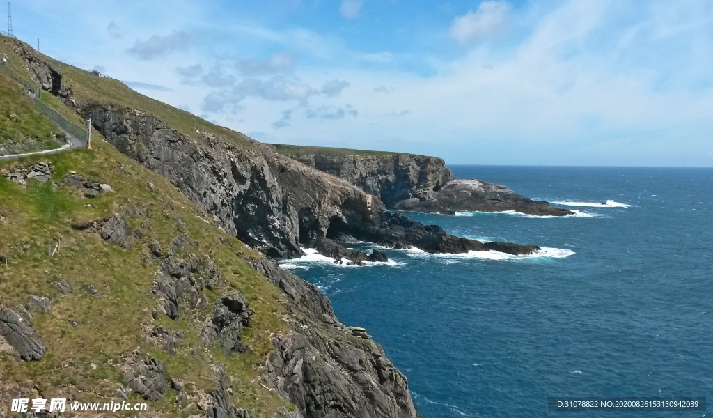 海岸风景摄影图