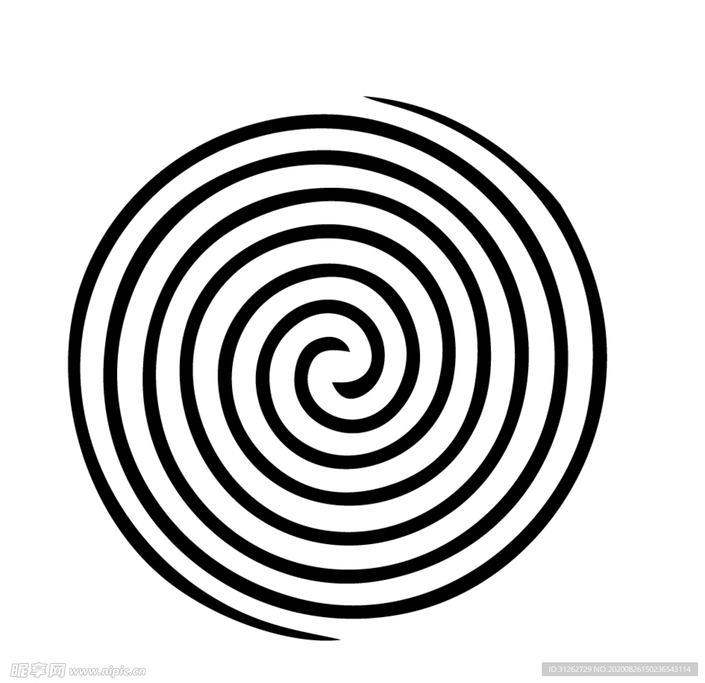蚊香矢量图