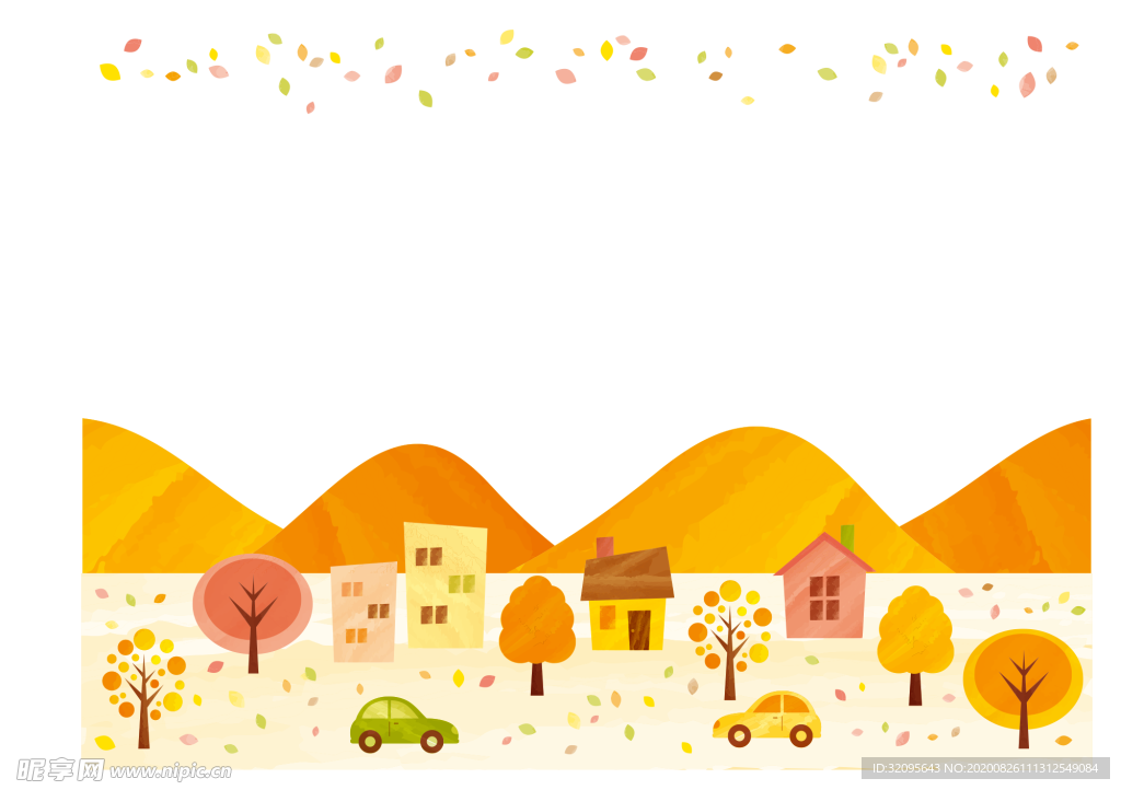 儿童插画 封面背景素材