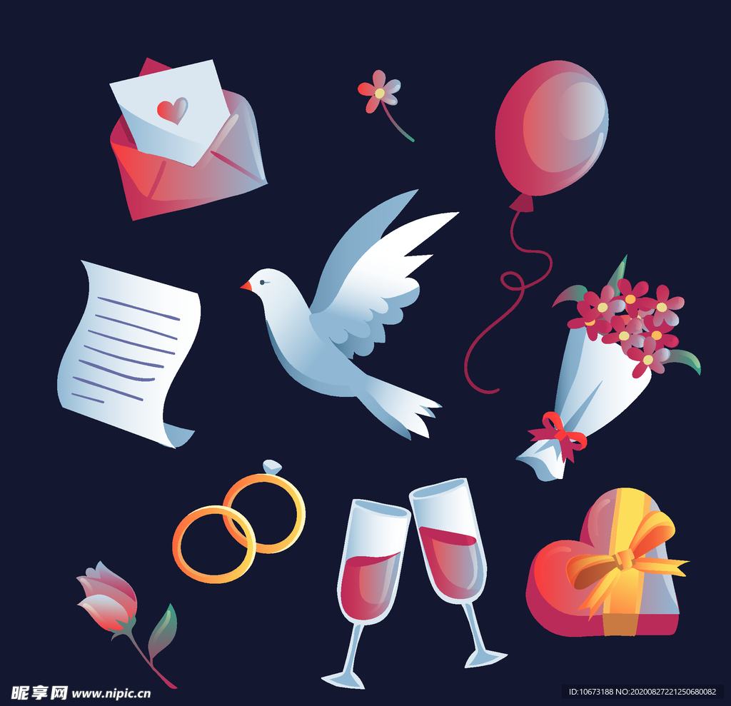 情人节元素