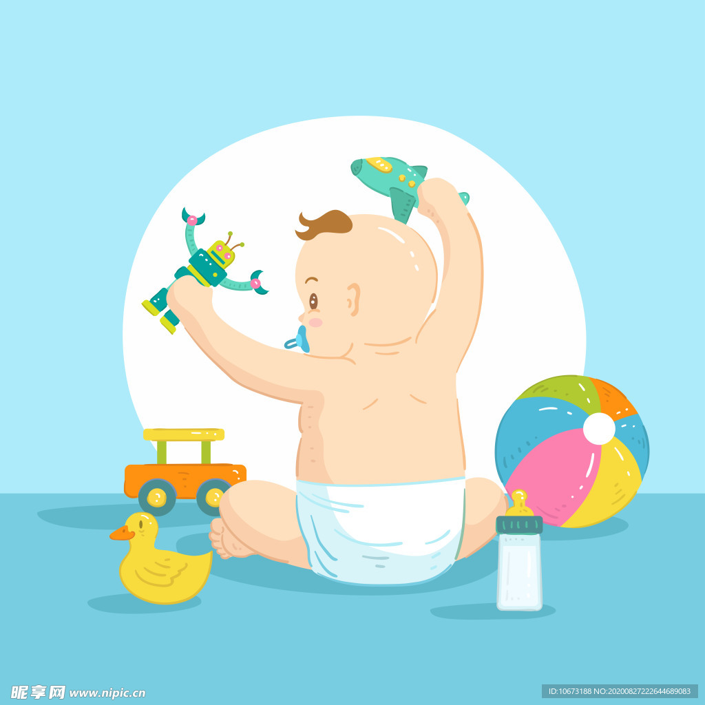婴儿背景图片