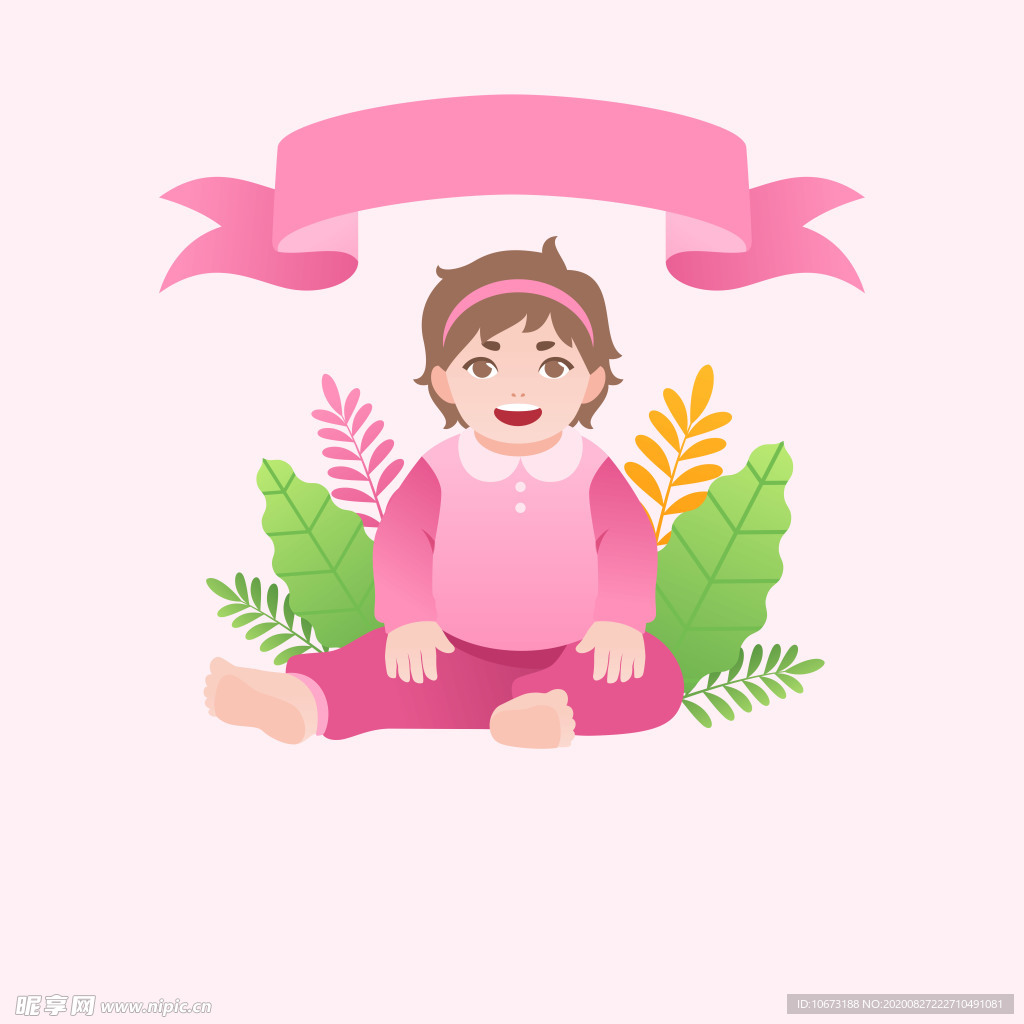婴儿背景图片