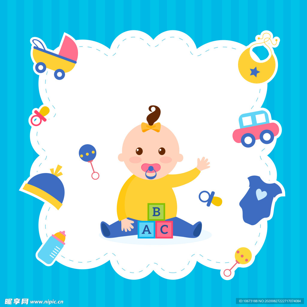 婴儿背景图片
