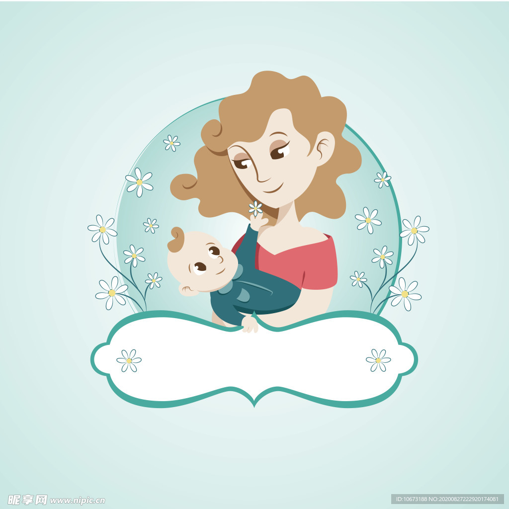 卡通婴儿背景图片
