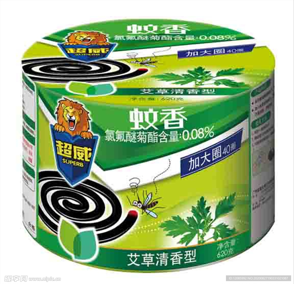 超威植物清香加大盘蚊香