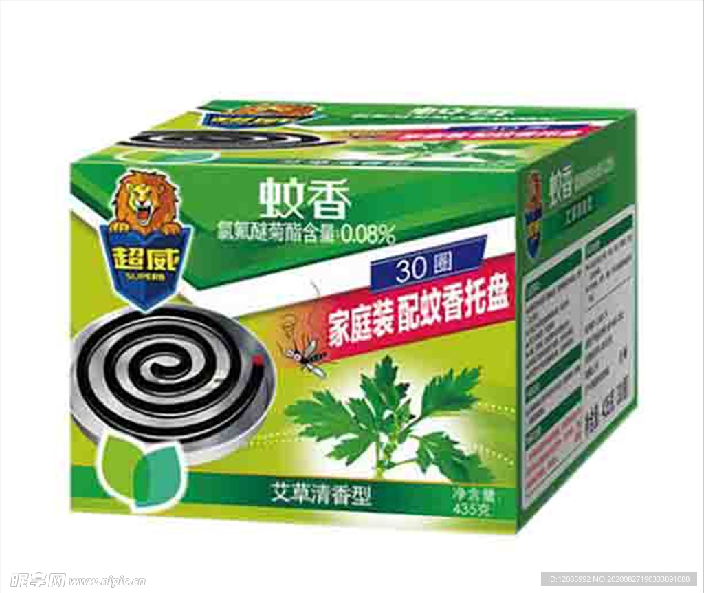 超威植物清香加大盘蚊