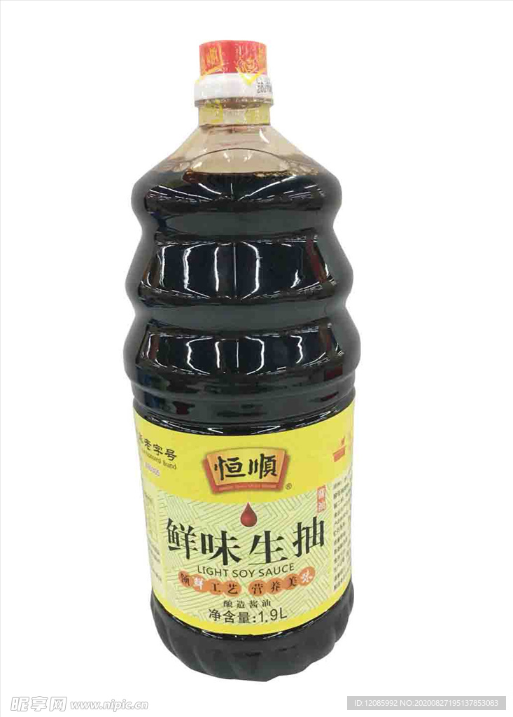 恒顺鲜味生抽酱油19L