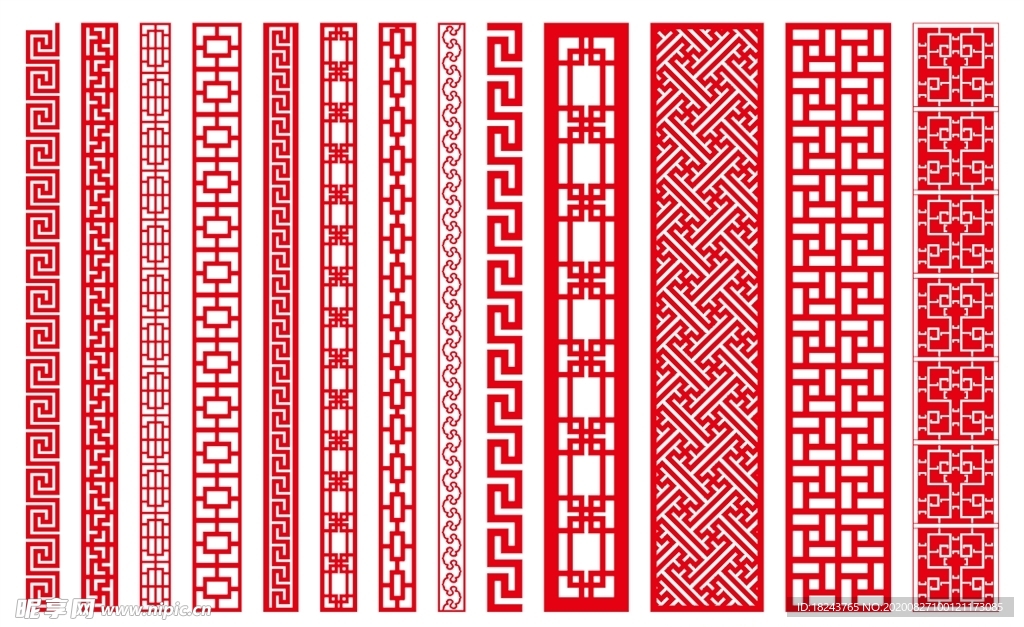 中国风适量花边