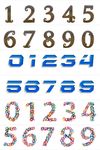 卡通数字