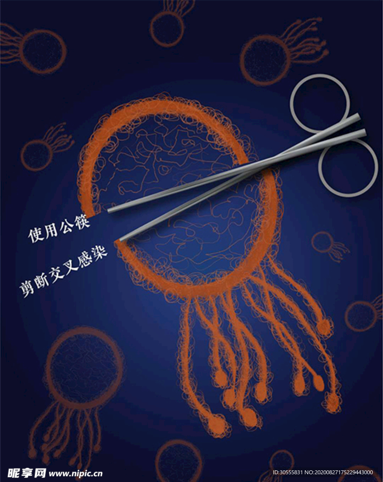 使用公筷 剪断交叉感染